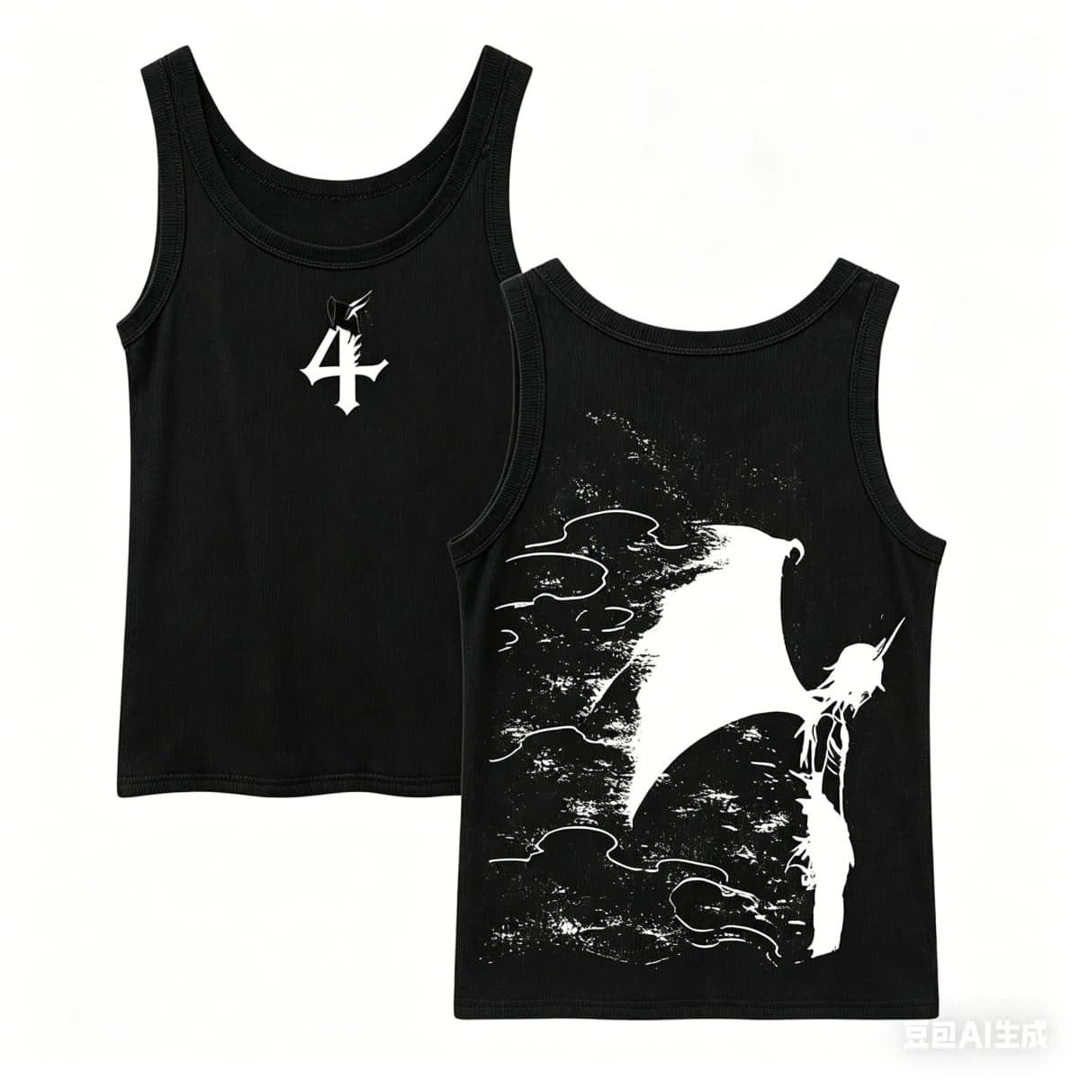 BLEACH Ribbed Tank personality Clothes New Model Anime T-shirt Plus Size Streetwear Trendy Y2k Short high quality Classic soft