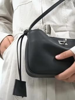 Paris Classic Tote Bag For Women Luxury Brand Split Leather Metal Buckle Underarm Bags Ladies Casual Street Style Shoulder Bag