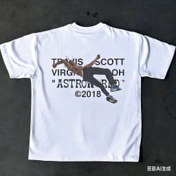 Travis Scott X Virgil Abloh Astroworld 2026 Graphic Tee Vintage Rap Hip Hop Streetwear Shirt The Flame Concert Merch Inspired