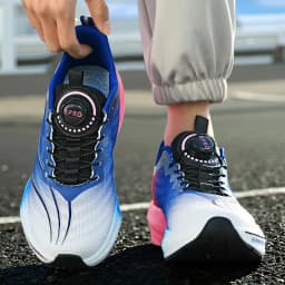 Performance Running Shoes Men Women Carbon Plate Lightweight Rubber Outsole Breathable Mesh Sneakers for Athletic Training