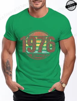 Retro 1976 Shirt Unisex Vintage 1976 Graphic T-Shirt for Women Men Casual O Neck Short Sleeve Tee 1976 Birthday Streetwear Tops