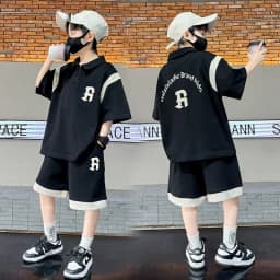 Teenagers Summer Boys Clothing Sets New Letter Fashion T-Shirt + Shorts 2Pcs Boys Suits Birthday Gift 5-14 Years Kids Clothes