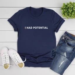 Dr Grace's I Had Potential Shirt Project Hail Mary Tshirt Jazz Hands Tee Unisex Short Sleeve Graphic Tees Tv Show Inspired Tops