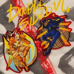 ULTRAK1LL Gabriel & V1 Acrylic Charms - Double Sided Keychain with Bead Chain, Game Merch for Fans