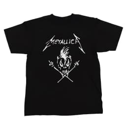Hip-hop Metallica Band Retro Dark Band T-Shirt 100% Cotton Graphic Tee Men Women Summer Streetwear Top