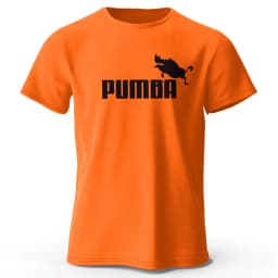 Joke The Pumba Printed Men's T-Shirt Cotton Oversized Funny Graphic Tees for Men Summer Tops