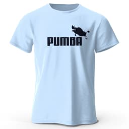 Joke The Pumba Printed Men's T-Shirt Cotton Oversized Funny Graphic Tees for Men Summer Tops