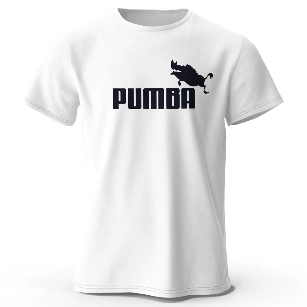 Joke The Pumba Printed Men's T-Shirt Cotton Oversized Funny Graphic Tees for Men Summer Tops