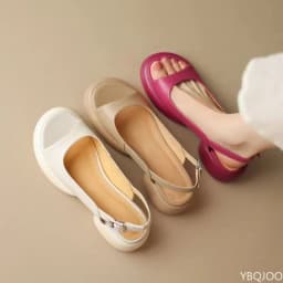 Summer Fashion New Thick Soled Sandals for Women Height Increasing Versatile Sponge Cake Bottom Beach Shoes Small Women's Shoes