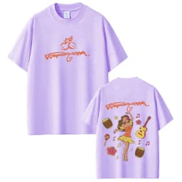 Karol G Tropicoqueta Tour 2026 Graphic Tees Men Women Aesthetic Trend T Shirt Short-sleeved Cotton Loose Casual Fashion T-shirts
