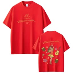 Karol G Tropicoqueta Tour 2026 Graphic Tees Men Women Aesthetic Trend T Shirt Short-sleeved Cotton Loose Casual Fashion T-shirts