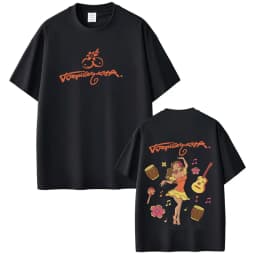 Karol G Tropicoqueta Tour 2026 Graphic Tees Men Women Aesthetic Trend T Shirt Short-sleeved Cotton Loose Casual Fashion T-shirts