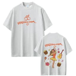 Karol G Tropicoqueta Tour 2026 Graphic Tees Men Women Aesthetic Trend T Shirt Short-sleeved Cotton Loose Casual Fashion T-shirts