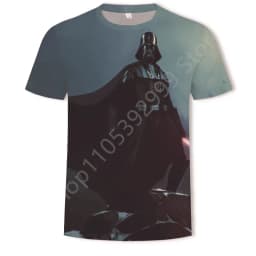 3D Quick Drying Short Sleeve Men's T-Shirt Star Wars 50th Anniversary Adult & Children's Parent-Child T-Shirt