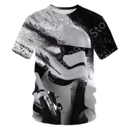3D Quick Drying Short Sleeve Men's T-Shirt Star Wars 50th Anniversary Adult & Children's Parent-Child T-Shirt
