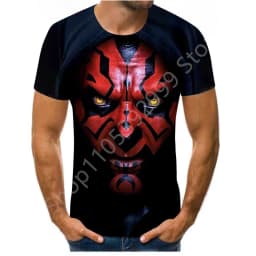 3D Quick Drying Short Sleeve Men's T-Shirt Star Wars 50th Anniversary Adult & Children's Parent-Child T-Shirt