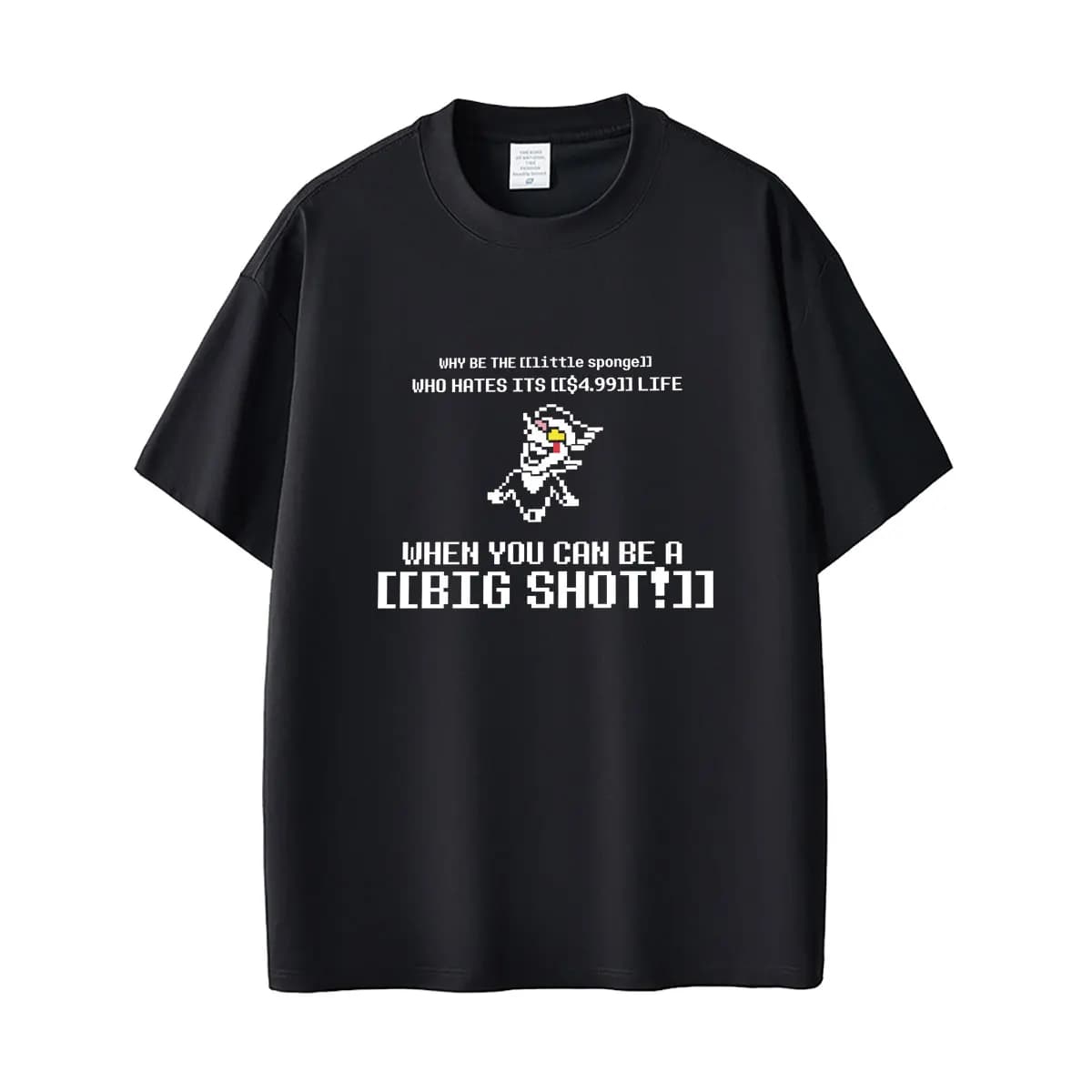 Game Deltarune Spamton Funny Meme T Shirts Men Women Clothing Casual Humor T-shirt Summer Unisex High Quality Soft Cotton Tshirt