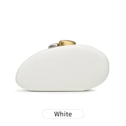 Women's Fashion Light Luxury Evening Bag Shell-Shaped Solid Color Clutch Versatile Crossbody Bag for Parties Banquets