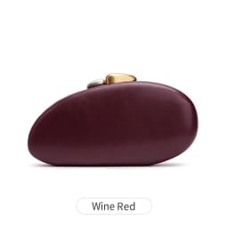 Women's Fashion Light Luxury Evening Bag Shell-Shaped Solid Color Clutch Versatile Crossbody Bag for Parties Banquets