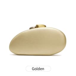 Women's Fashion Light Luxury Evening Bag Shell-Shaped Solid Color Clutch Versatile Crossbody Bag for Parties Banquets