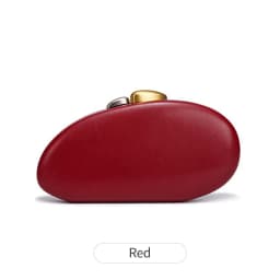 Women's Fashion Light Luxury Evening Bag Shell-Shaped Solid Color Clutch Versatile Crossbody Bag for Parties Banquets
