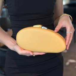 Women's Fashion Light Luxury Evening Bag Shell-Shaped Solid Color Clutch Versatile Crossbody Bag for Parties Banquets