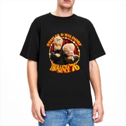 Trolling 76 Statler And Waldorf T Shirt Beach T Shirts Men 100 Cotton Breathable Plus Size Clothes Short Sleeve Vintage Tshirt