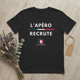Men L'apero Recrute Engage-Vous T Shirt Aperitif French Quote Cotton Tops Funny Short Sleeve Round Neck Tee Classic T-Shirts