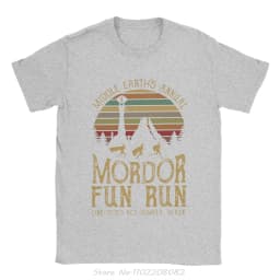 Mordor L-lords Of The R-rings T-shirt Clothing Vintage Short Sleeve Summer O-neck T Shirt Fitness Tshirt