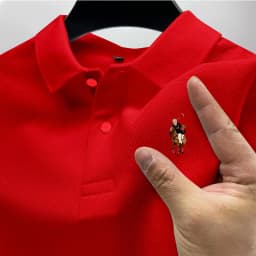 2026 Men's Casual Polo Shirt, Summer Street Style Short-Sleeve Business Casual Top, Stylish and Breathable Polo Shirt