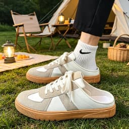 Platform Slippers Men Footwear Casual Sneakers Women Mules Shoes Sports Round Toe Flat Clogs Summer Slip on Shoes for Men