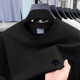New Summer Men's Breathable Cotton Printed T-shirt High End Brand O-neck Short Sleeved Fashionable Casual Sports Top Men's Wear
