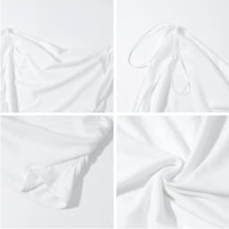 Trendy Cowl Neck Y2K Drawstring Off Shoulder Slim Tops 2026 Summer New White Women's T-shirt Solid Versatile Lace-up Tee
