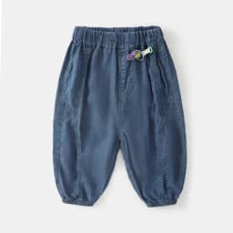 0-4Y Summer New Kids Pants Soild Anti-Mosquito Boys and Girls Long Pants Casual Breathable Children Trousers Soft Child Trousers