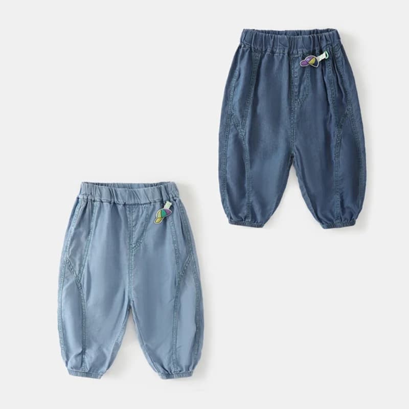 0-4Y Summer New Kids Pants Soild Anti-Mosquito Boys and Girls Long Pants Casual Breathable Children Trousers Soft Child Trousers