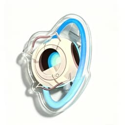 Portal Keychain – Wheatley & GLaDOS 1.5” Acrylic Pin| Cute Cartoon Game Pendant, Fan Art Merchandise for Portal Fans