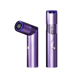 TINSOL 2026 New Lipstick Mini Handheld Fan, Portable Foldable Neck-Hanging Fan with Digital Display and Lighting Function