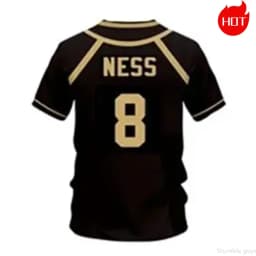 Men Casual Kids Clothes Boys Sportswear Haikyuu Nekoma Anime T-shirt Kuroo Kozume Volleyball Club Uniform Cosplay Tee