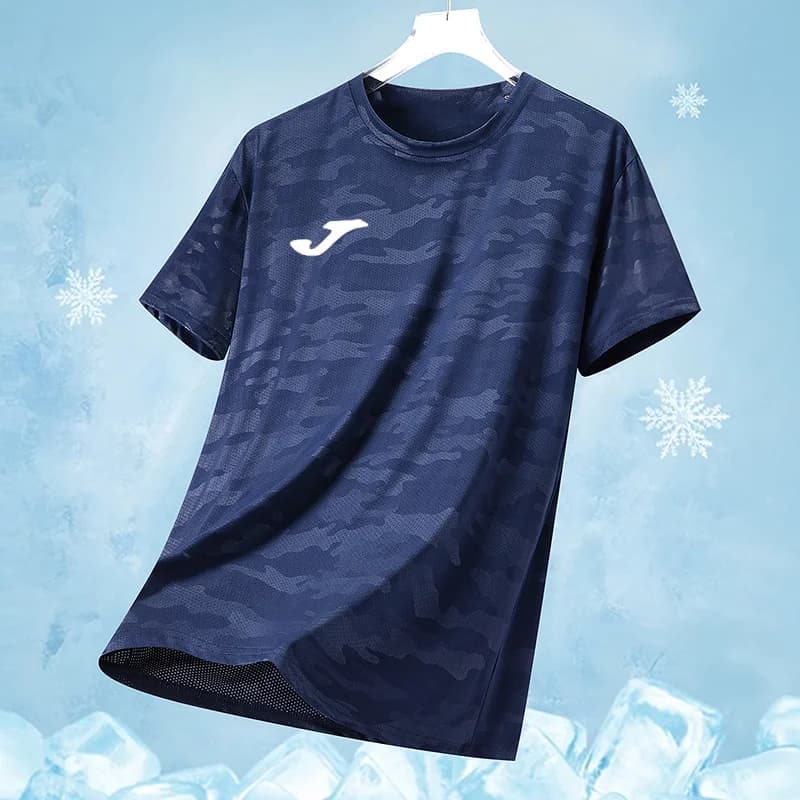 JOMA3D Printed Football Training Men's T-Shirt for Adults - Summer Sports Fitness Quick-Drying Breathable Short Sleeve
