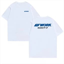 2025 Summer WORK Short Sleeve T-shirt Classic Wheel Racing Sponsor Clothing RIM Car Fashion Modified Car T-shirt Meister Shirt