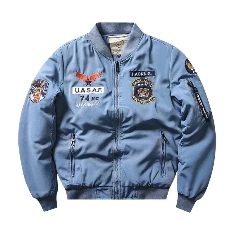 New Winter Cotton Men Flight Jackets Multi-pockets Bomber Jackets Fashion Young Men Loose Coats Quality Male Outwear Casual Coat