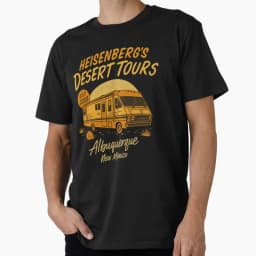 Heisenberg Desert Tours Vintage Crime Movie Breaking Bad Gift t shirt Men's O-Neck Short Sleeve Graphic clothes All size tee