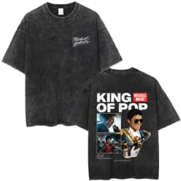 Washed Vintage Michael Jackson Music Album Eyes Graphic T-shirt Men Women Retro Gothic Rock T Shirts Oversized Short Sleeve Tops