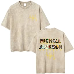 Washed Vintage Michael Jackson Music Album Eyes Graphic T-shirt Men Women Retro Gothic Rock T Shirts Oversized Short Sleeve Tops