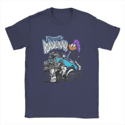 Runner Teal Blue Pure Cotton Tunes Clothes Novelty Short Sleeve Crewneck Tee T-Shirt Men's Odd Rods Plymouth Road T Shirt
