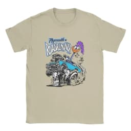 Runner Teal Blue Pure Cotton Tunes Clothes Novelty Short Sleeve Crewneck Tee T-Shirt Men's Odd Rods Plymouth Road T Shirt