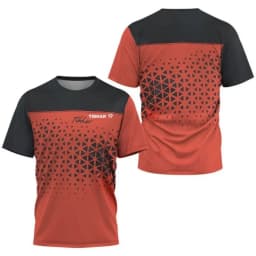 Men's Outdoor Sports Table Tennis Short Sleeved Top Lightweight Breathable Quick Drying Men's Tennis T-shirt New Fashionable