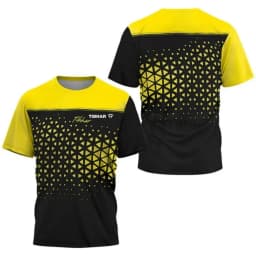 Men's Outdoor Sports Table Tennis Short Sleeved Top Lightweight Breathable Quick Drying Men's Tennis T-shirt New Fashionable