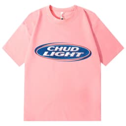 Chud Light Funny Meme T-Shirt High Quality Fashion Oversized T-Shirts Men Women Casual Cotton Short Sleeve T Shirts Streetwear
