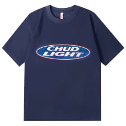 Chud Light Funny Meme T-Shirt High Quality Fashion Oversized T-Shirts Men Women Casual Cotton Short Sleeve T Shirts Streetwear